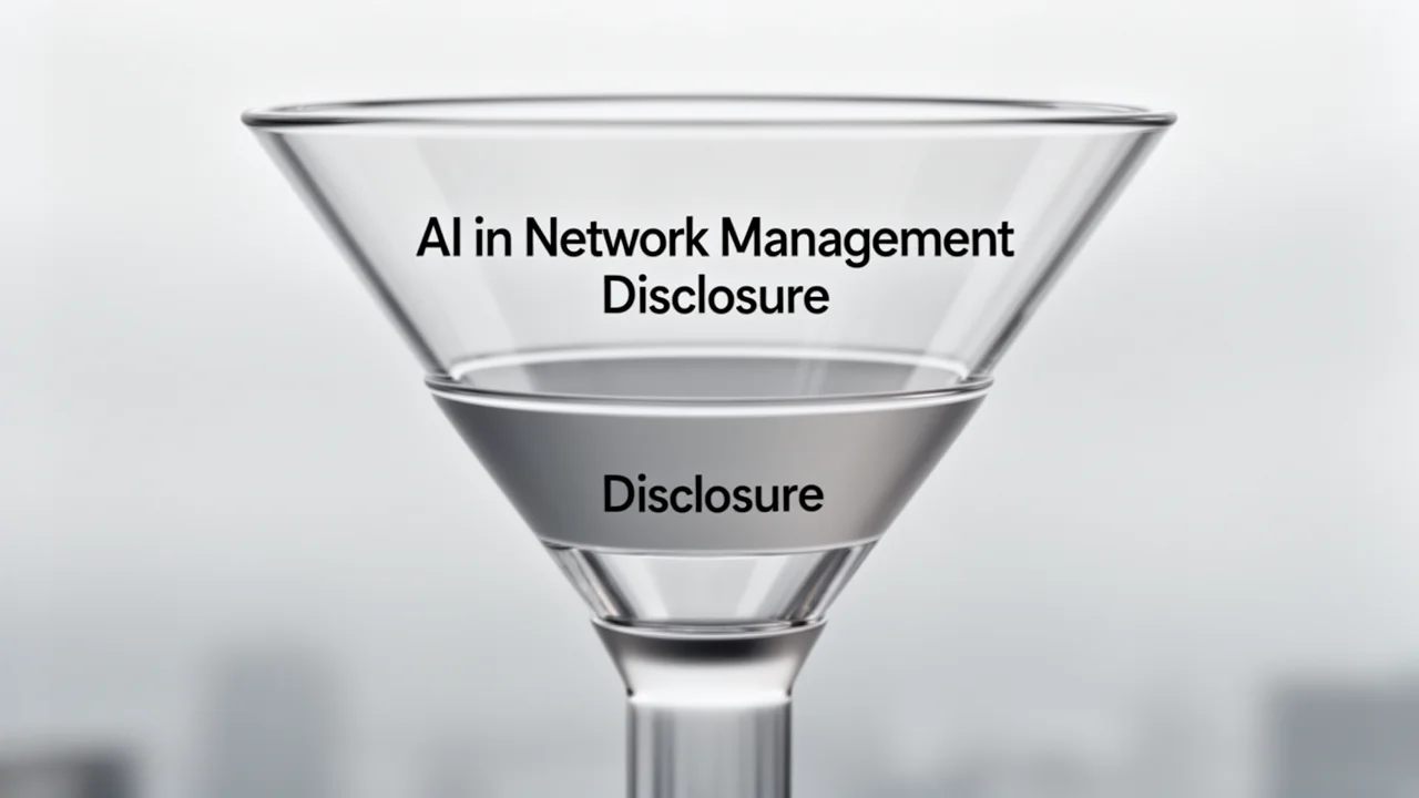 Featured image illustrating AI in Network Management Disclosure