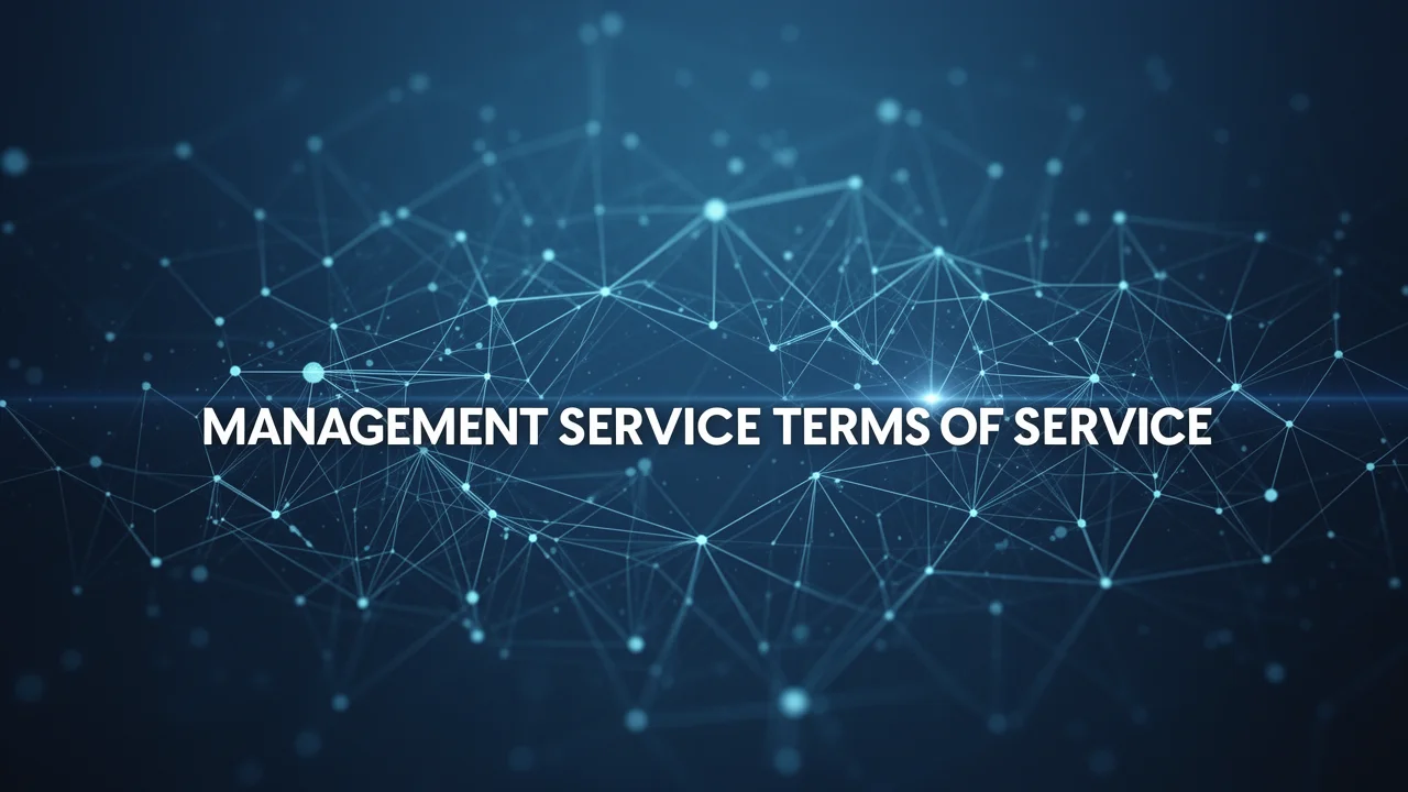 Featured image illustrating Management Service Terms of Service